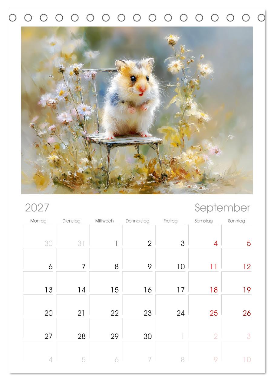 Hamster. Niedliche Nager im Garten