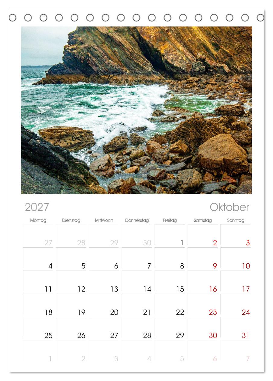 Steile Küstenfelsen, Normandie und Bretagne
