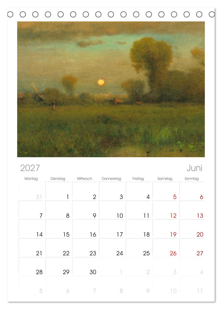 Im Mondschein. Malerische stille Nacht - Kunstkalender