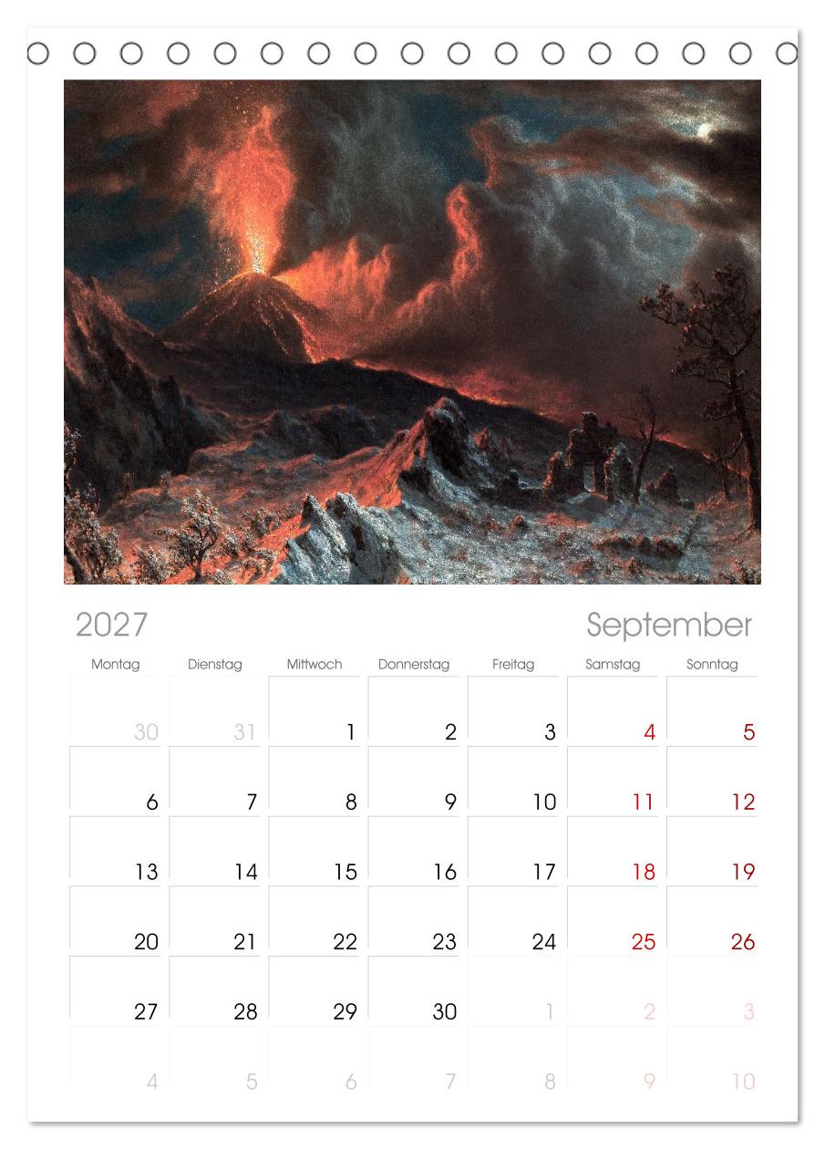 Im Mondschein. Malerische stille Nacht - Kunstkalender