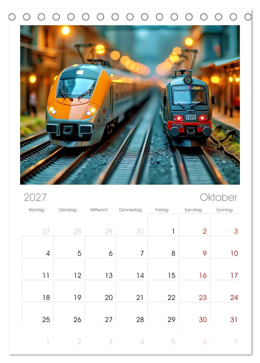 Futuristische Modelleisenbahn