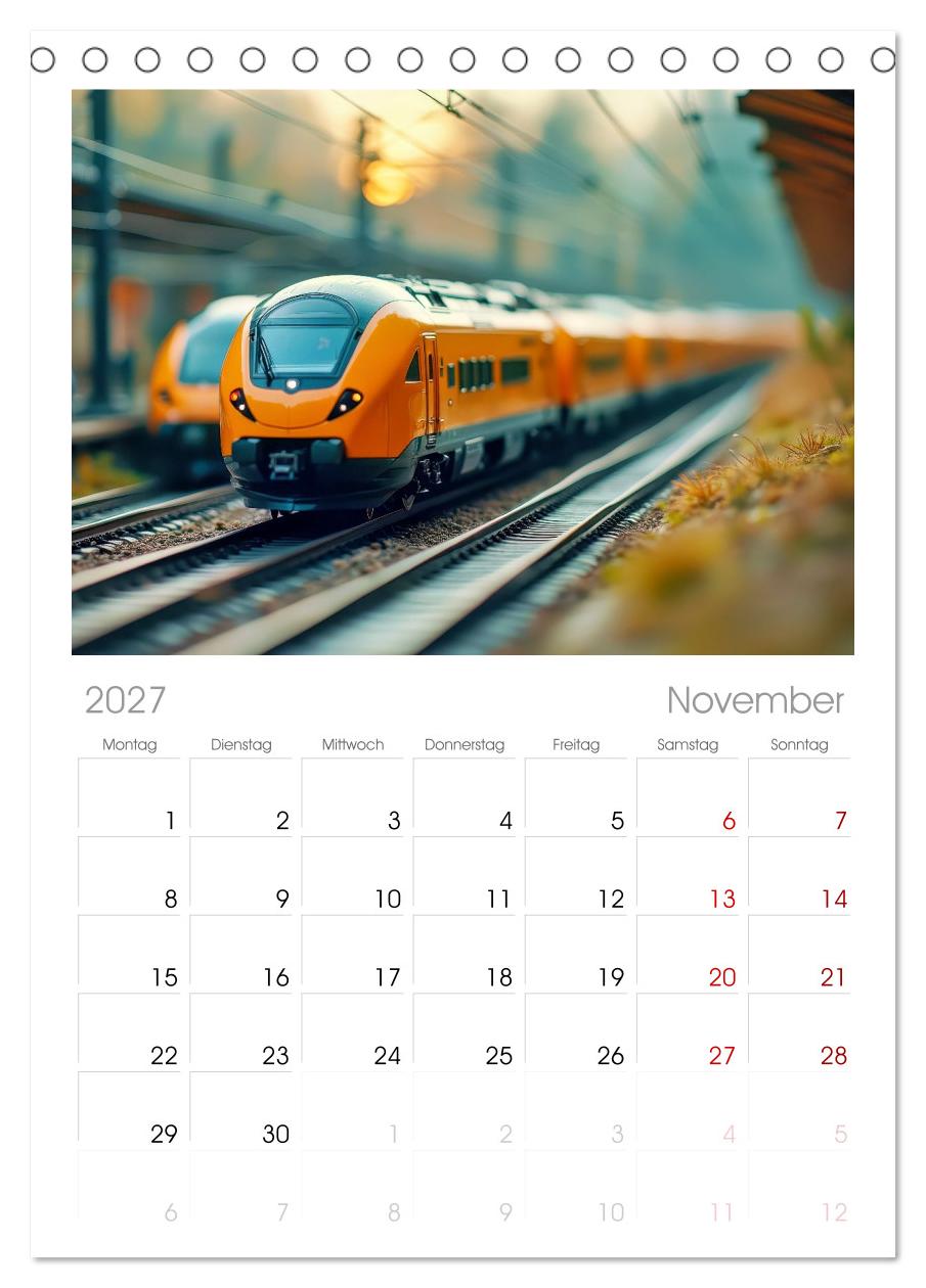 Futuristische Modelleisenbahn