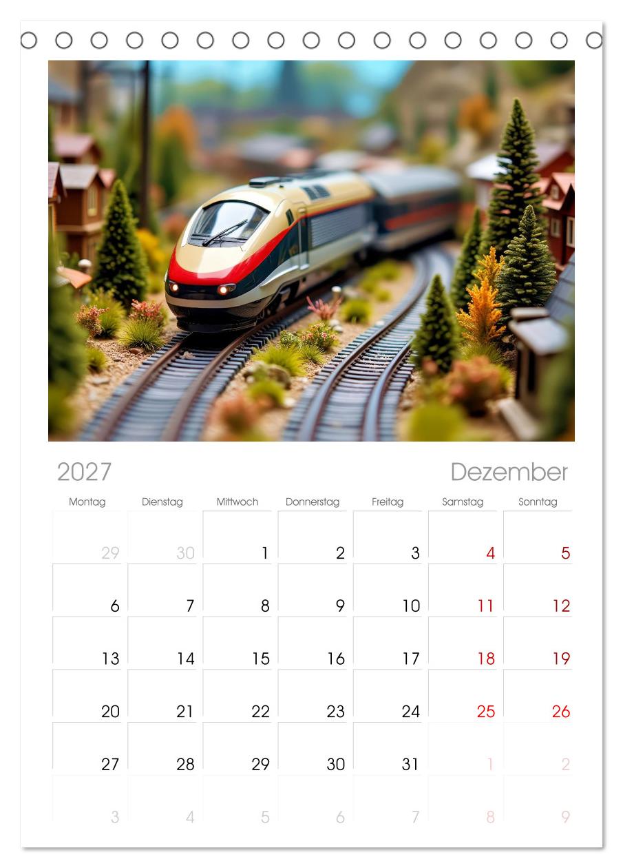 Futuristische Modelleisenbahn
