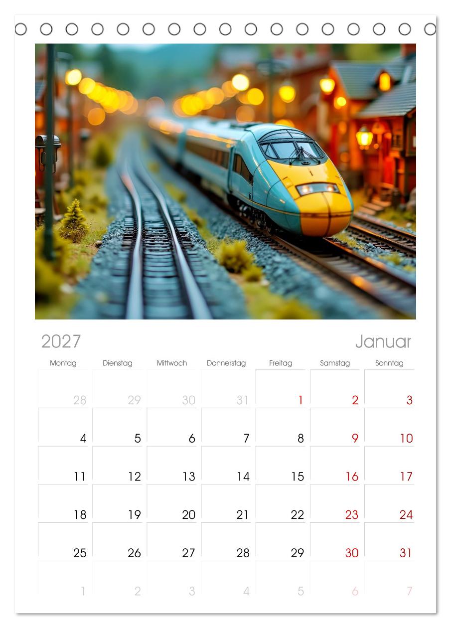 Futuristische Modelleisenbahn
