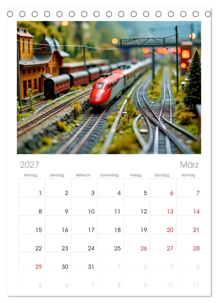Futuristische Modelleisenbahn