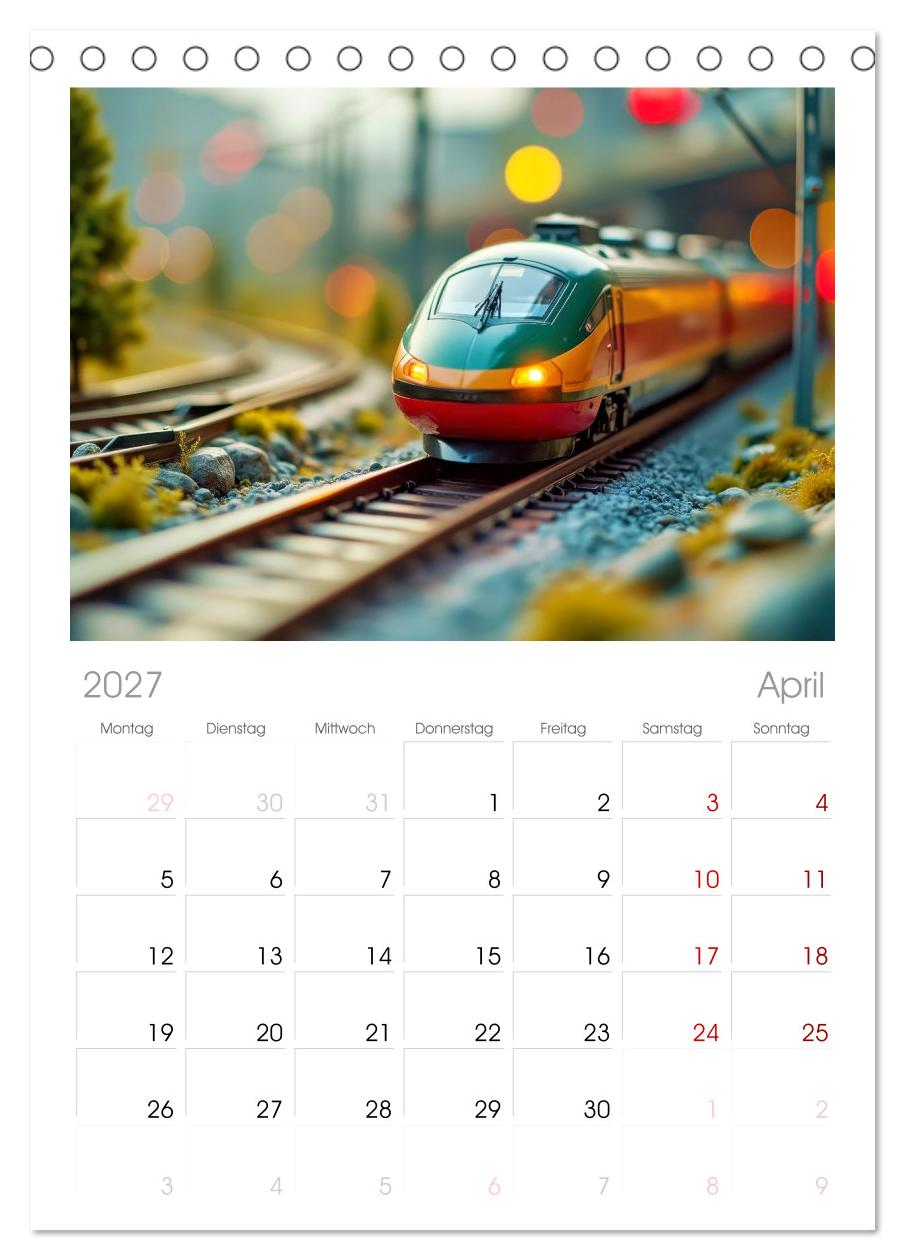 Futuristische Modelleisenbahn