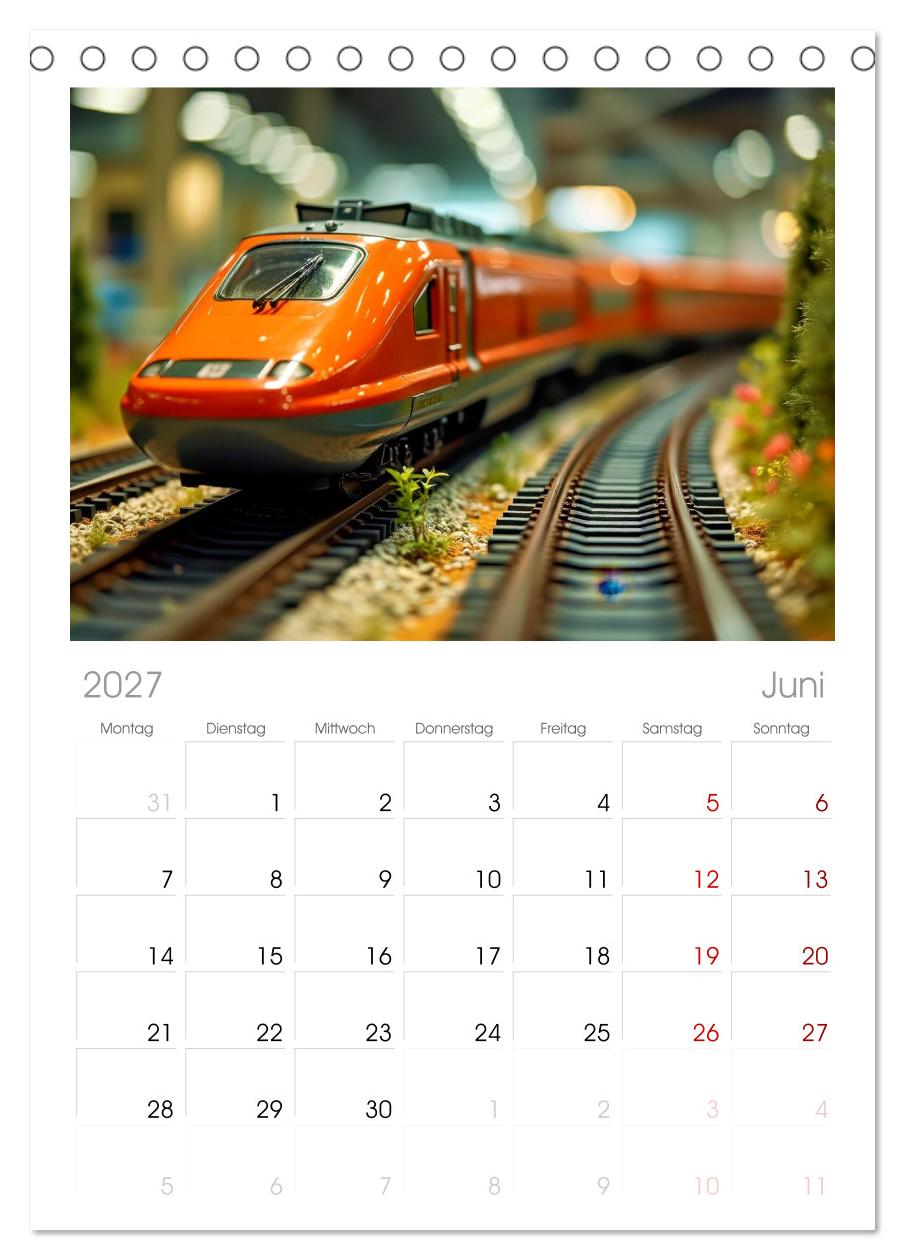 Futuristische Modelleisenbahn