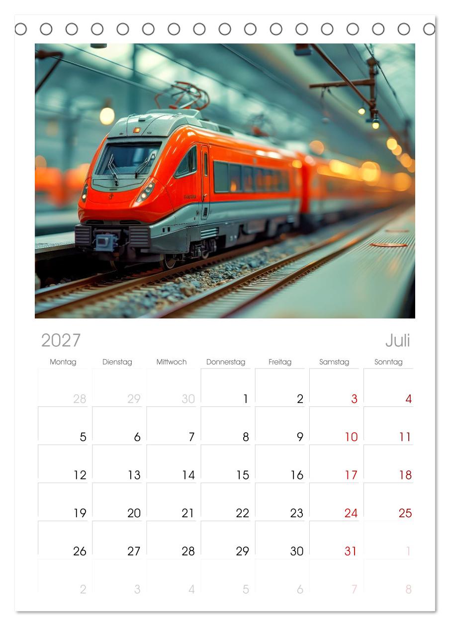 Futuristische Modelleisenbahn