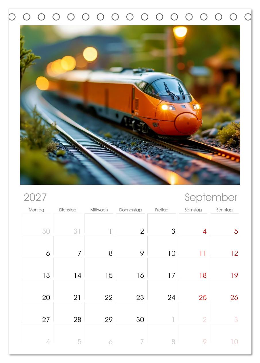 Futuristische Modelleisenbahn