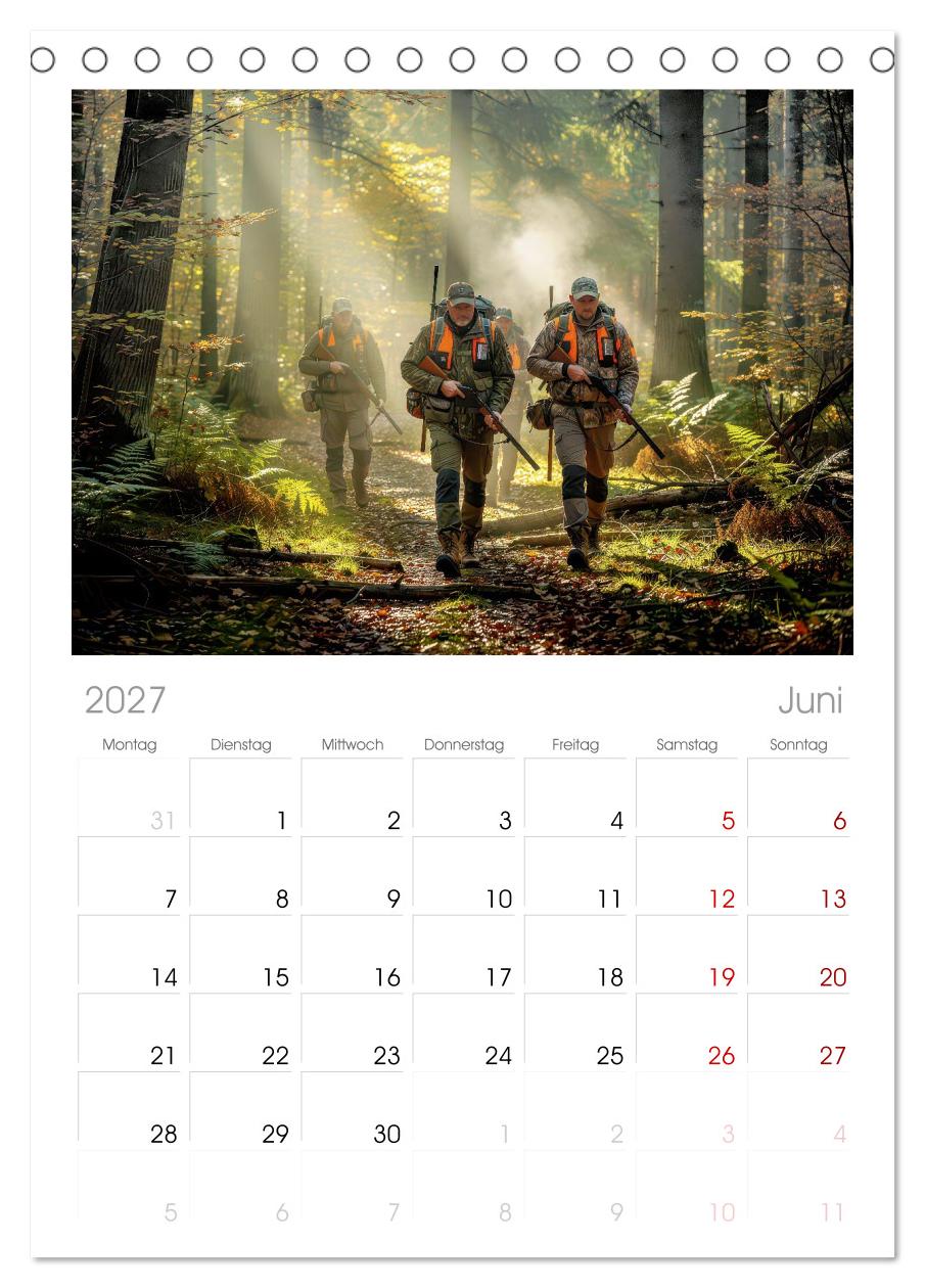Jäger im Wald
