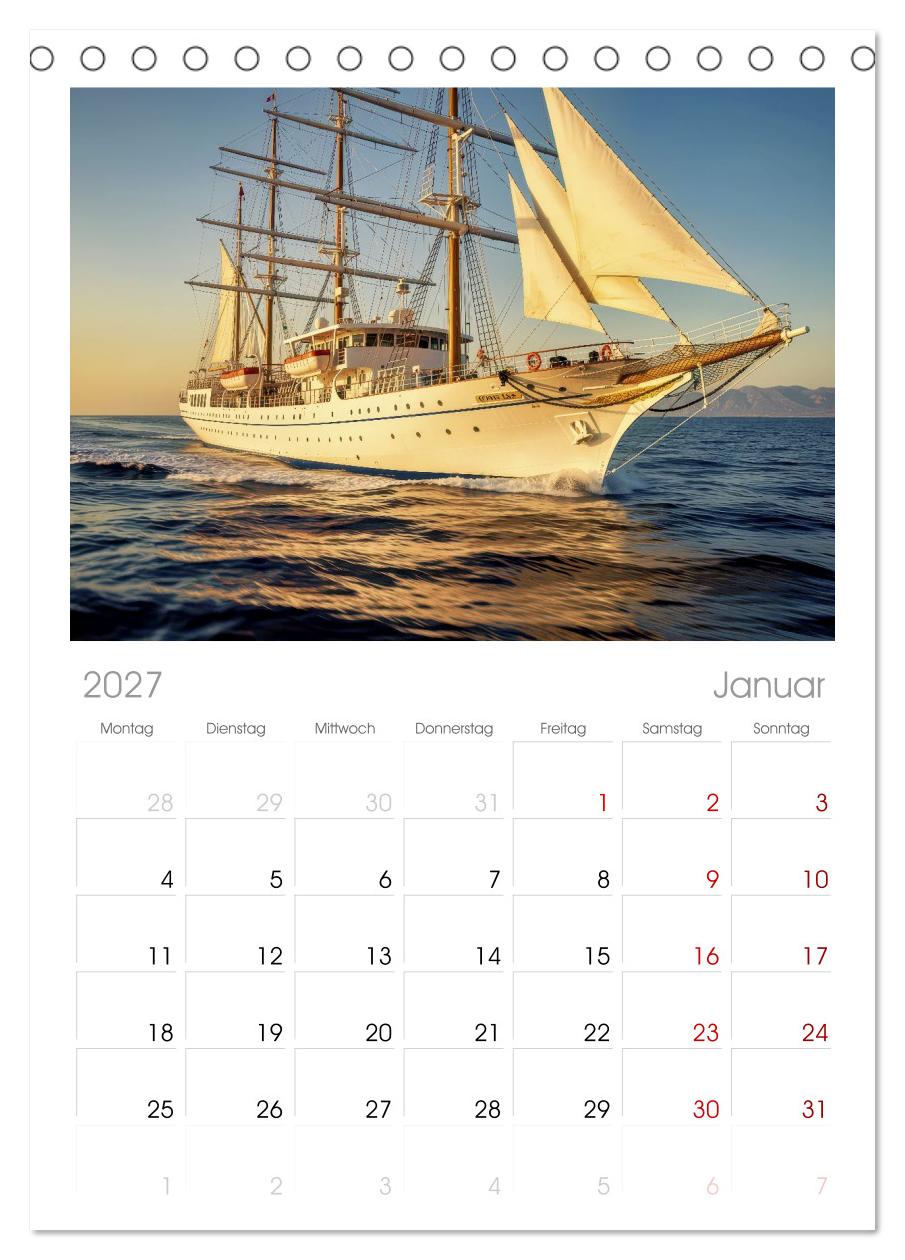 Angelehnt an Segelkreuzfahrtschiffe