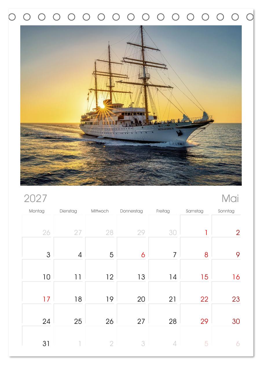 Angelehnt an Segelkreuzfahrtschiffe