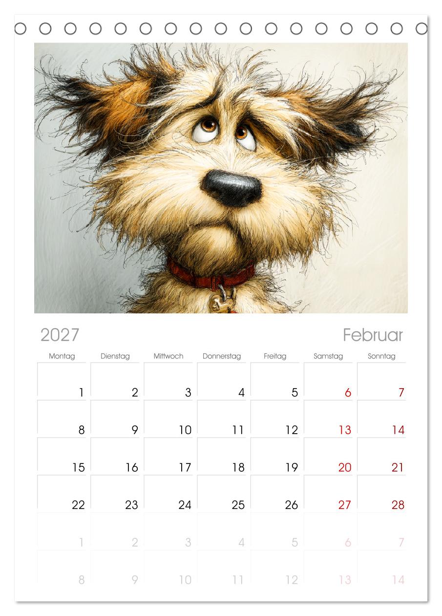 Karikatur trifft Hund. Ein Blick auf charmante Vierbeiner