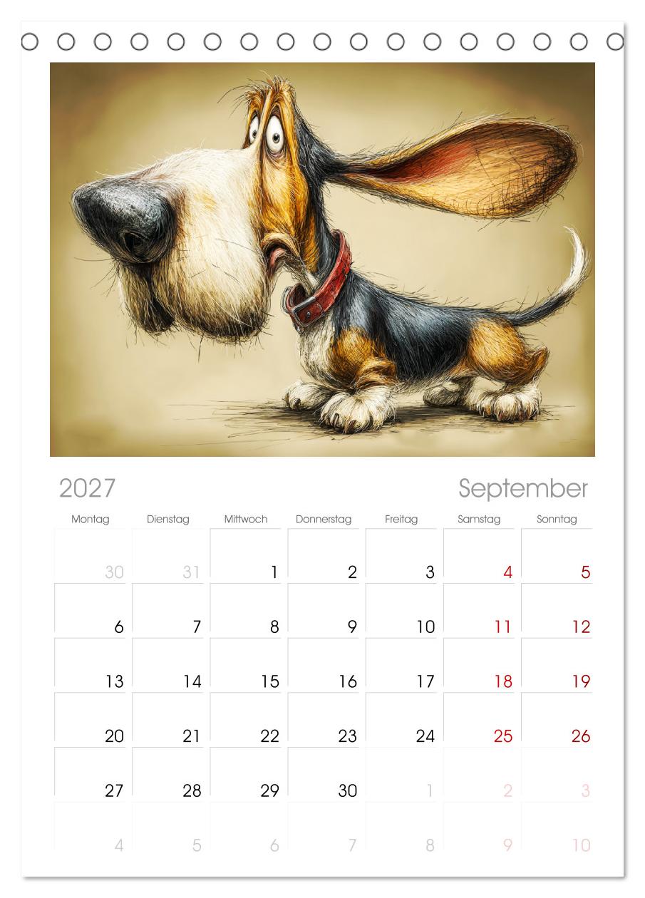 Karikatur trifft Hund. Ein Blick auf charmante Vierbeiner