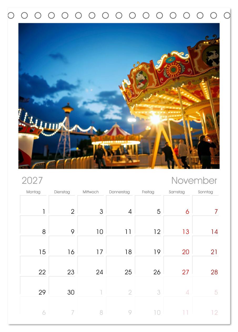 Riesenräder und Kirmes