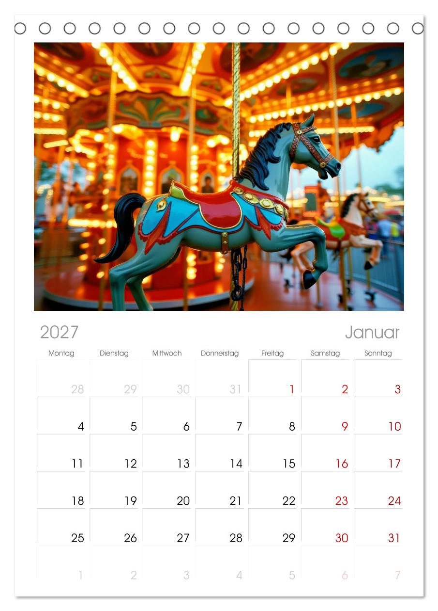 Riesenräder und Kirmes