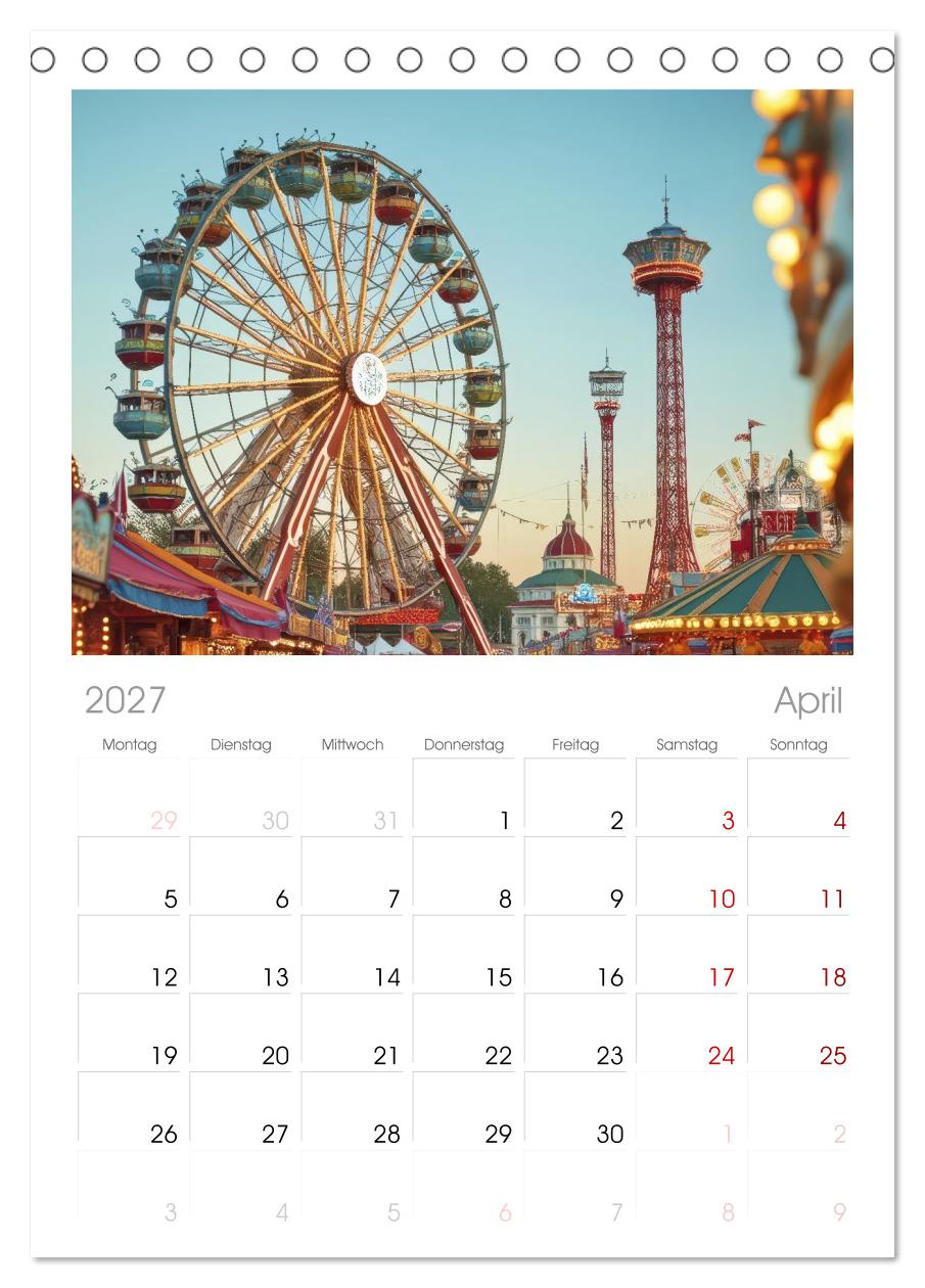 Riesenräder und Kirmes