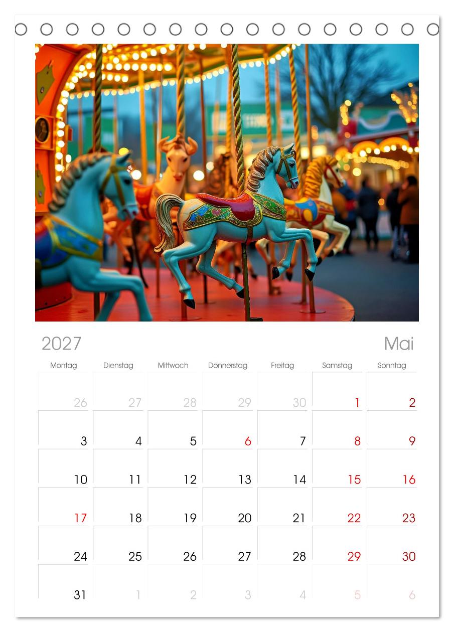 Riesenräder und Kirmes