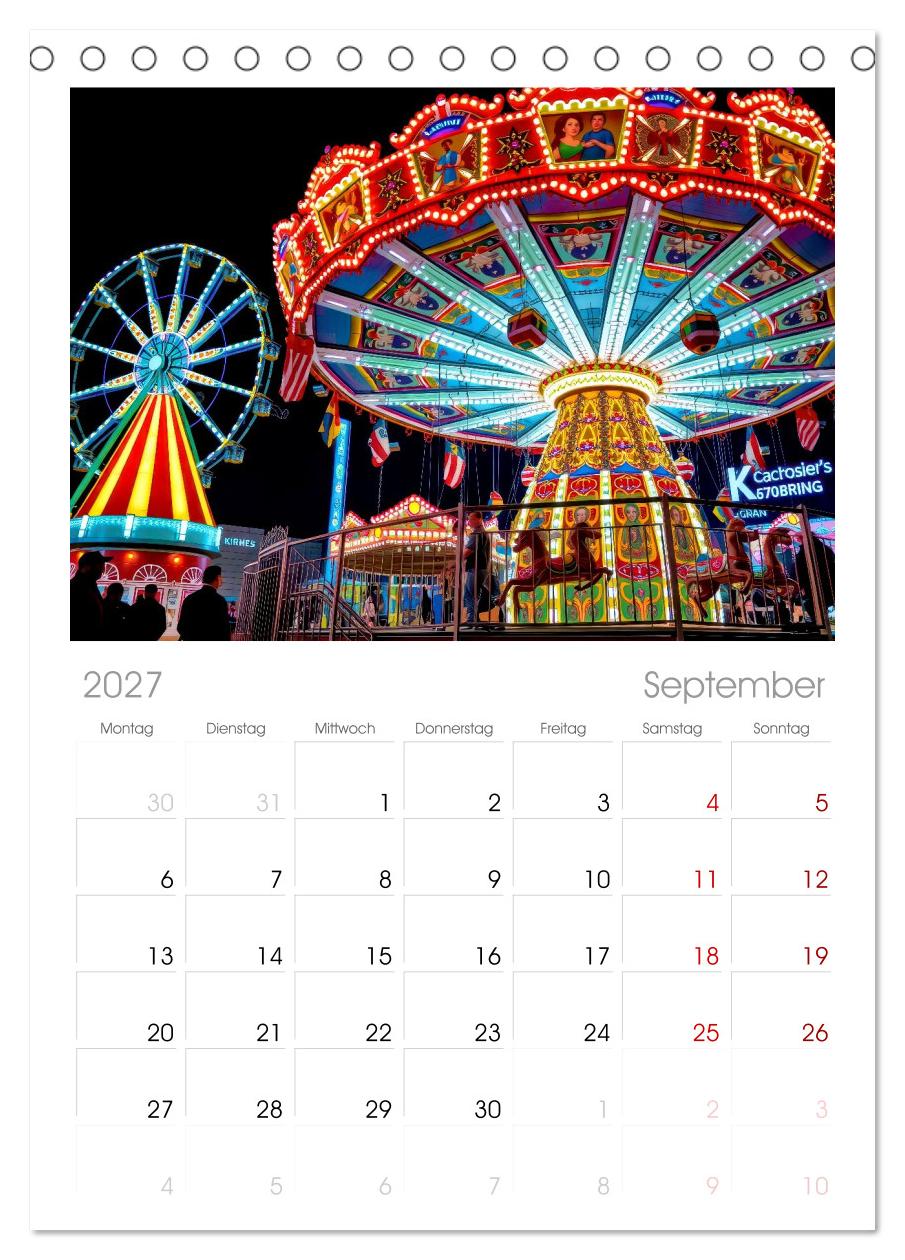Riesenräder und Kirmes