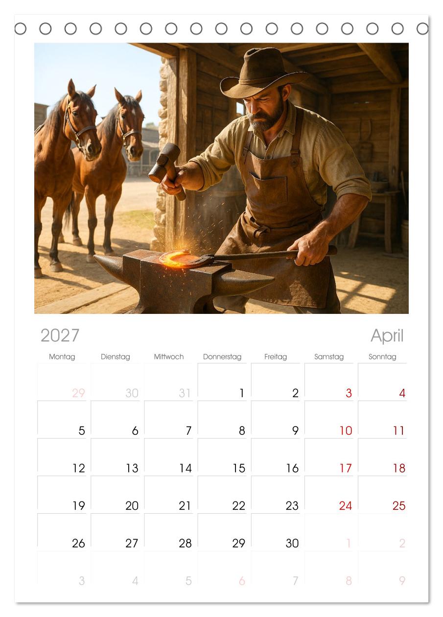 Cowboy Alltag und Western Staub