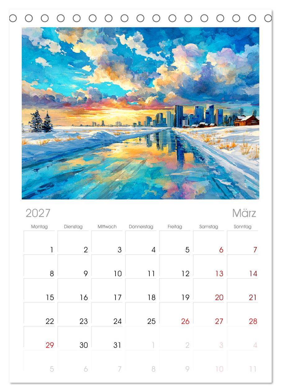 Kanada in Farben. Aquarelle zwischen Skyline und Wildnis