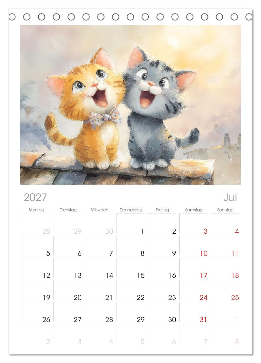 Pastellpfötchen. Liebliche Katzen in sanften Farben