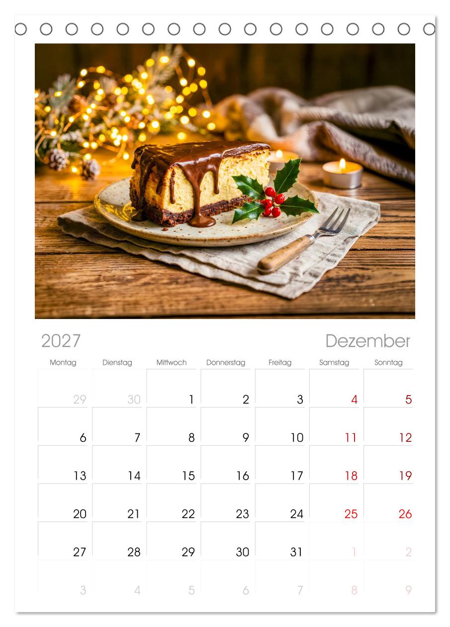 Käsekuchen Kalender - Köstliche Dessertmomente