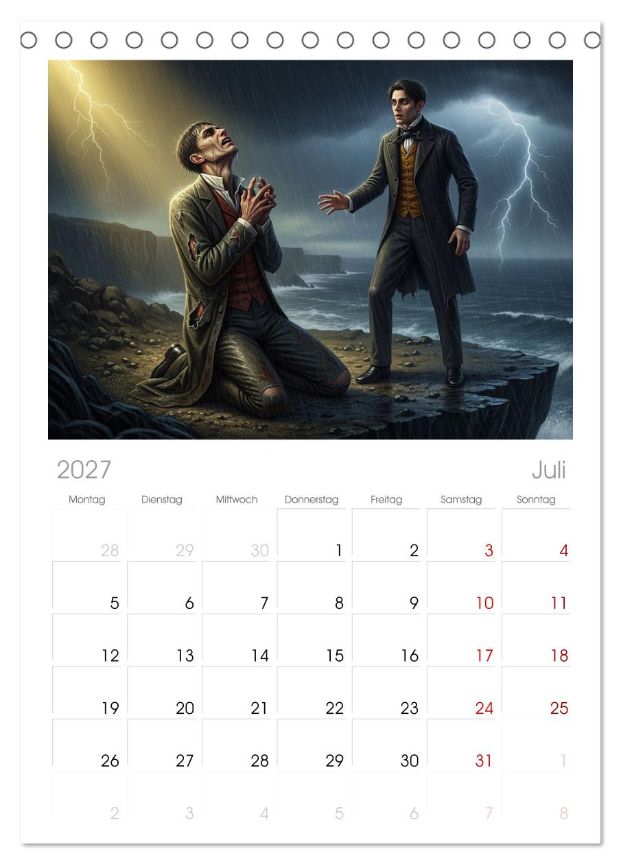 Victor Frankenstein und seine Schöpfung