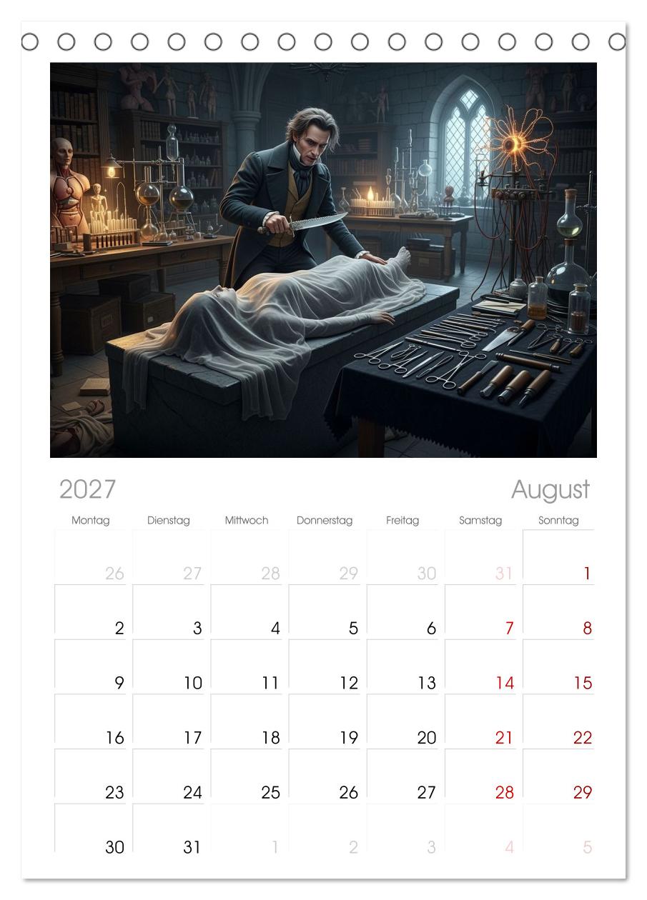 Victor Frankenstein und seine Schöpfung