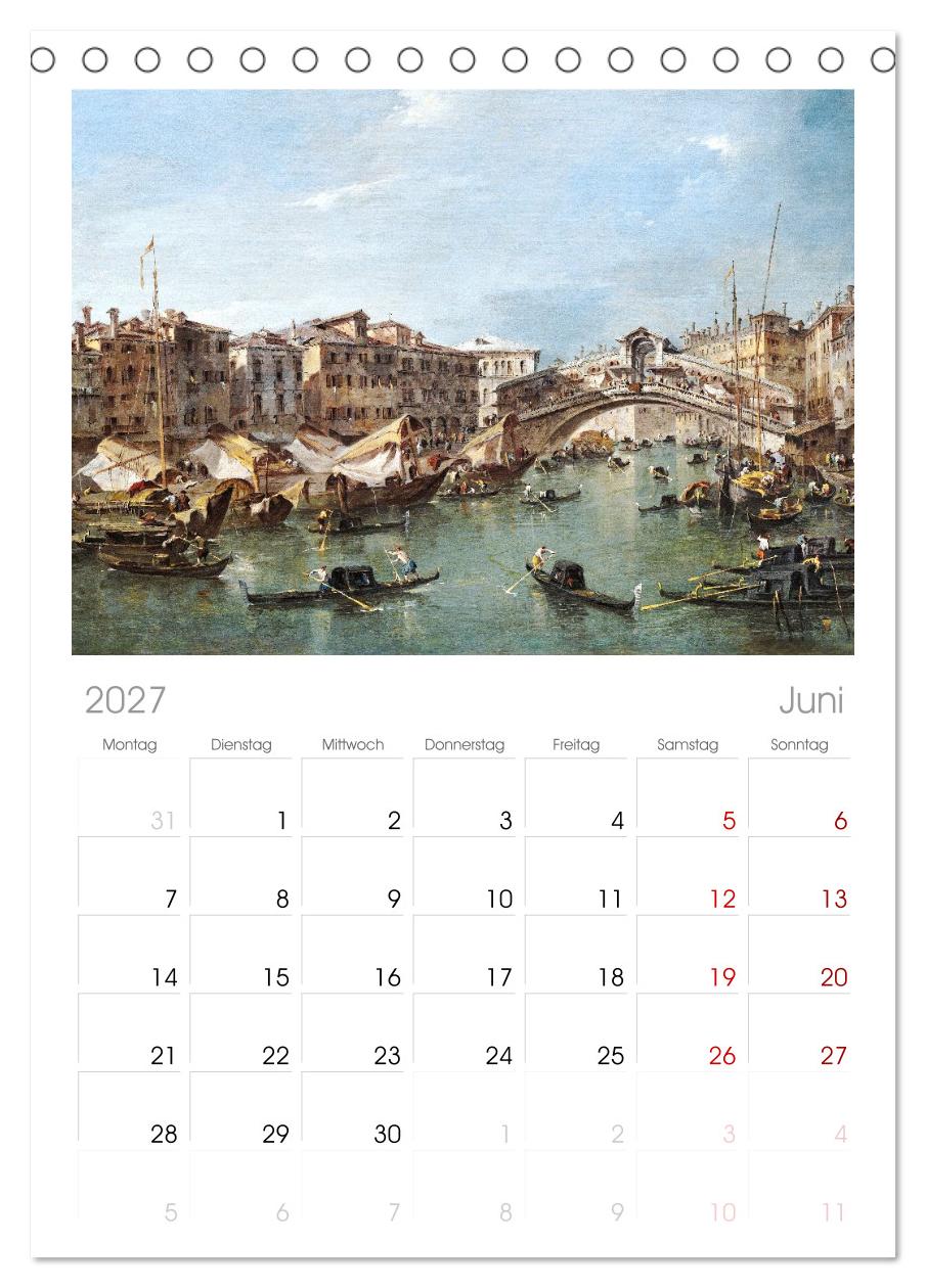 Venedig - Gemälde aus drei Jahrhunderten. Kunstkalender
