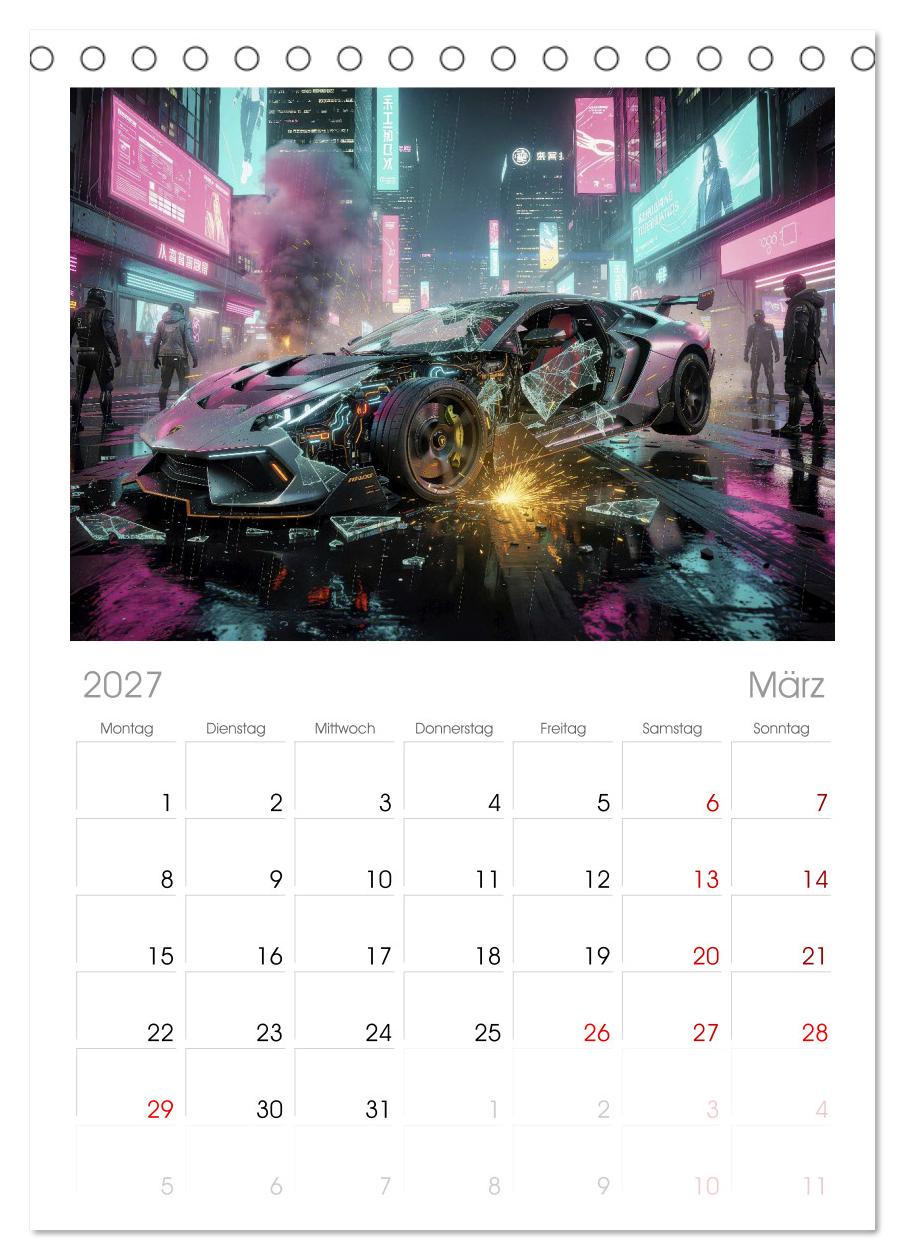 Cyberpunk-Supersportwagen