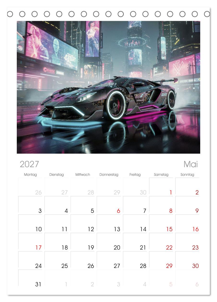 Cyberpunk-Supersportwagen