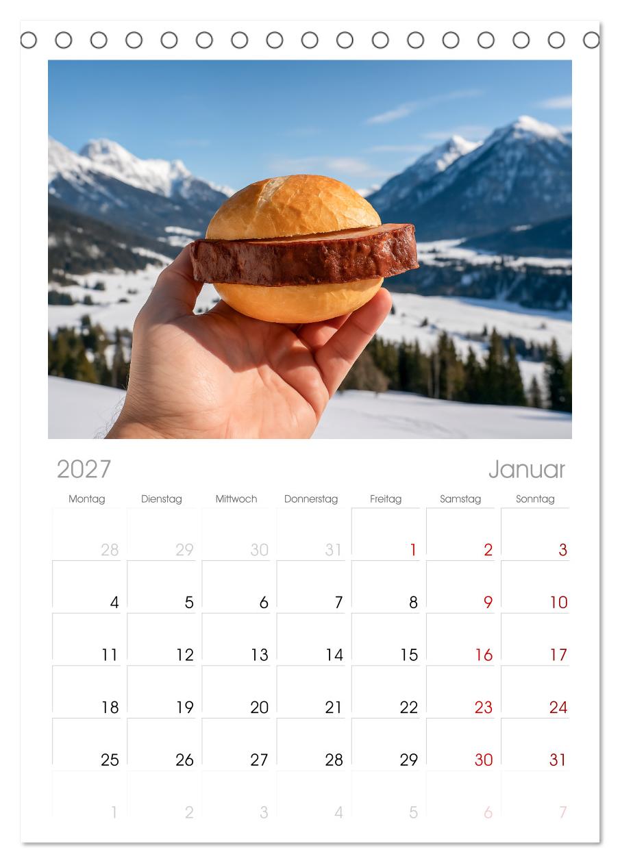 Leberkäse-Kalender - Die Leberkässemmel aus Bayern