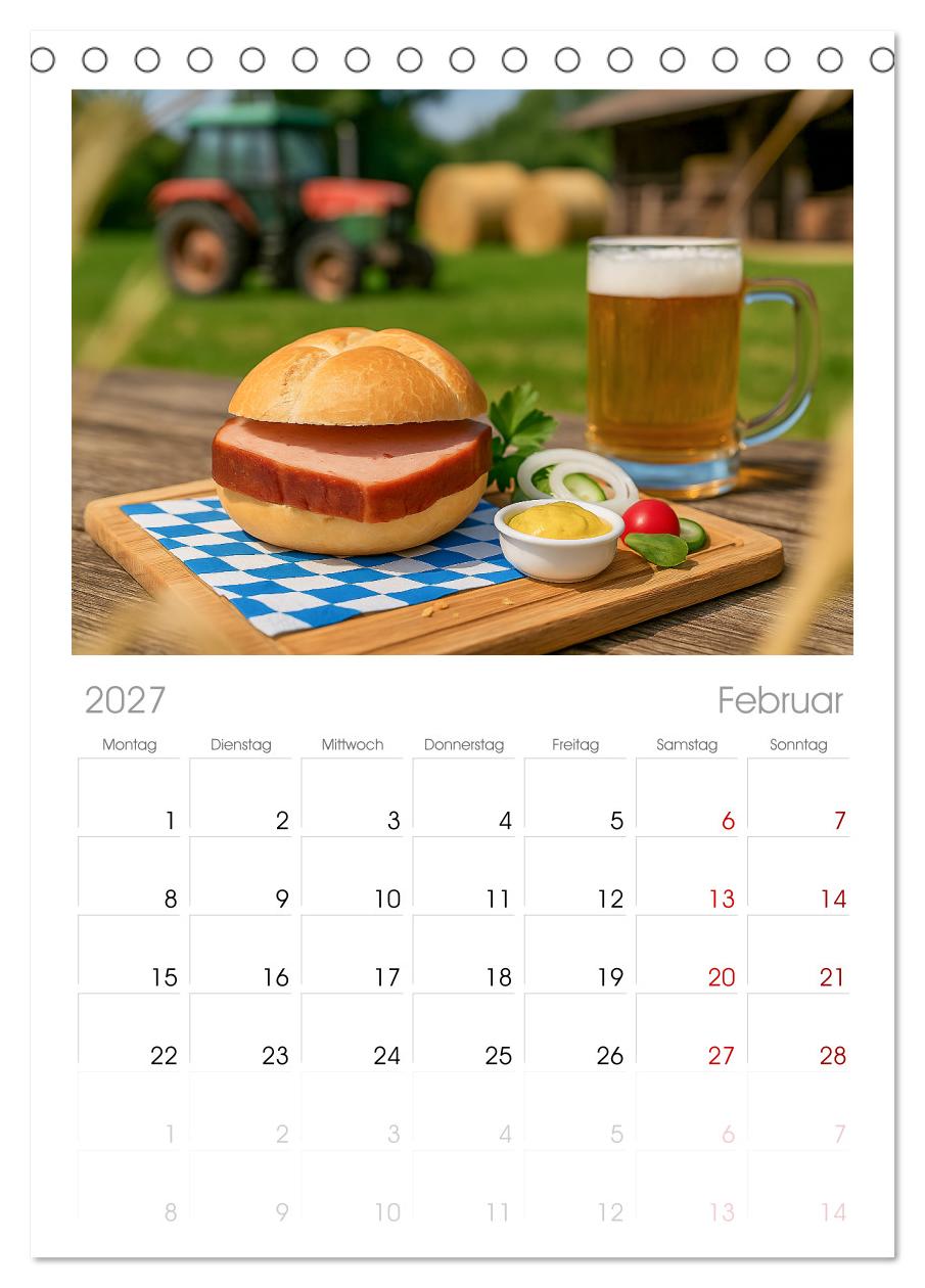 Leberkäse-Kalender - Die Leberkässemmel aus Bayern