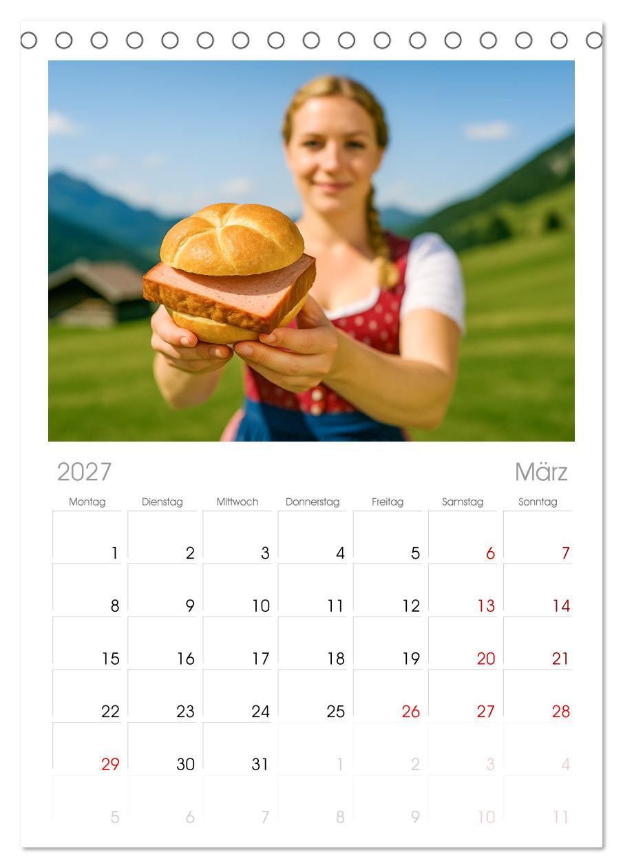 Leberkäse-Kalender - Die Leberkässemmel aus Bayern