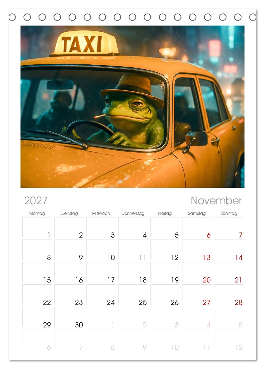 Frosch bei der Arbeit- Dienst nach Vorschrift