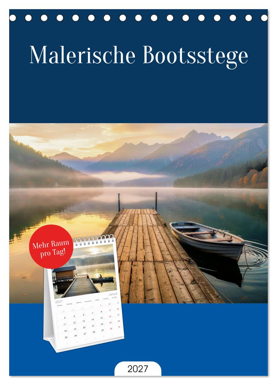 Malerische Bootsstege