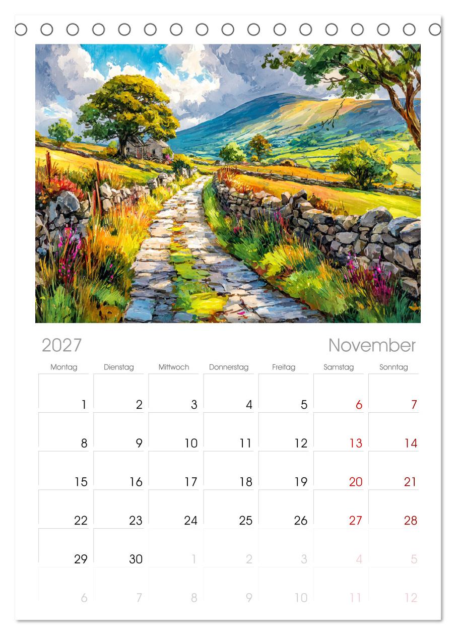 Irland. Künstlerische Aquarelle zwischen Küste und Hochland