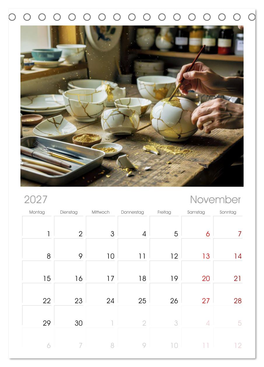 Japanisches Kintsugi - Kunst aus Gold