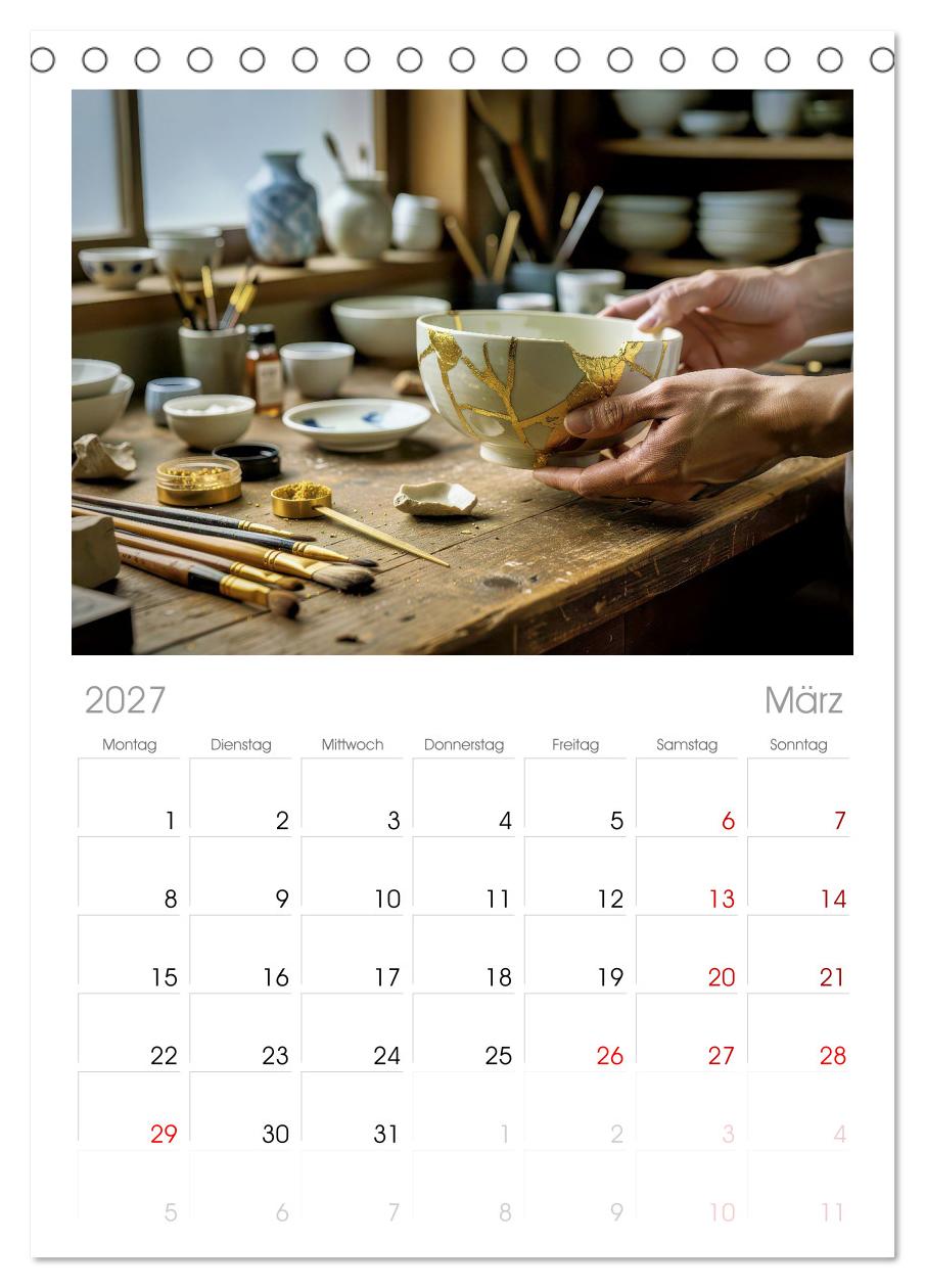 Japanisches Kintsugi - Kunst aus Gold