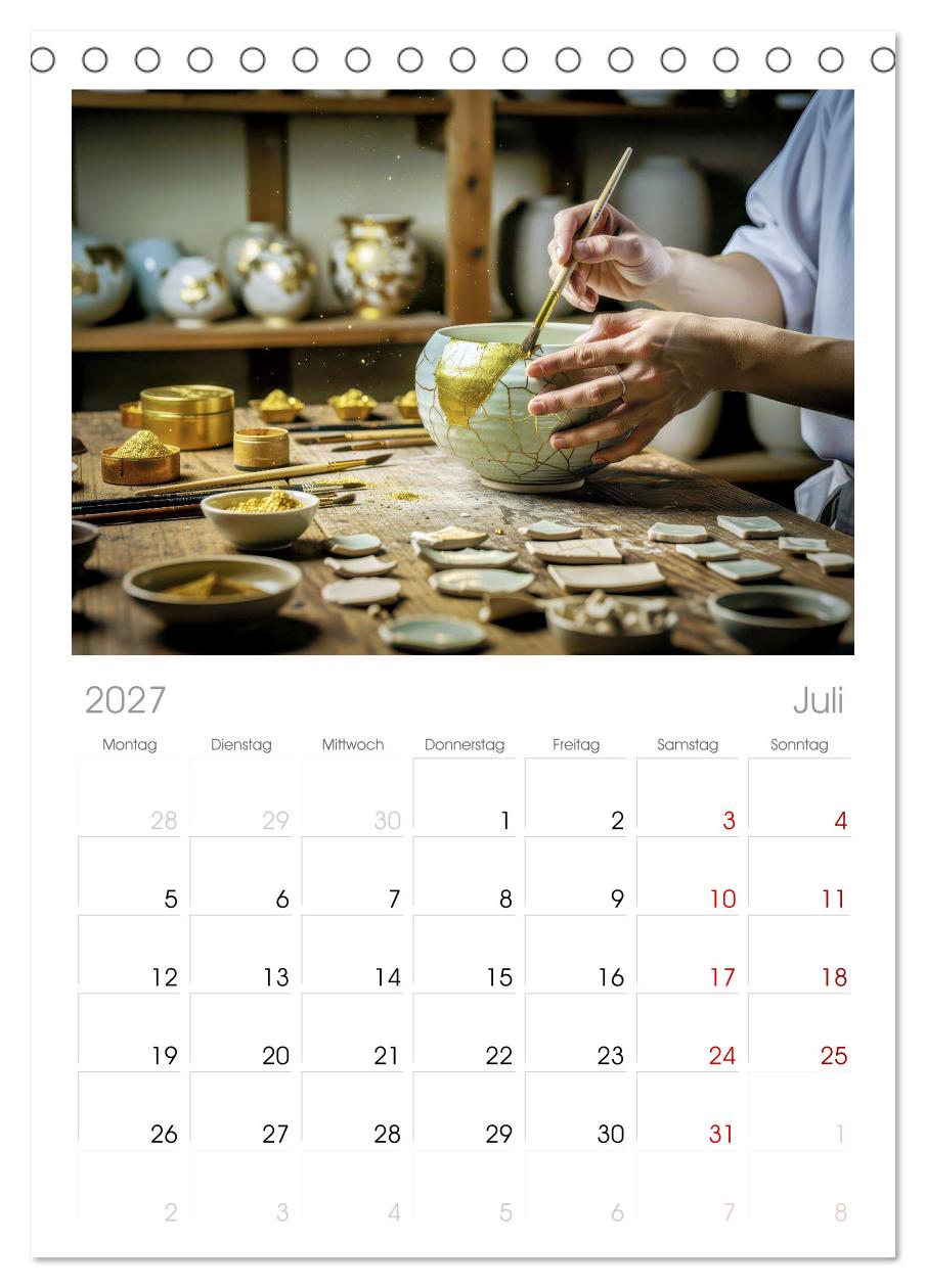 Japanisches Kintsugi - Kunst aus Gold