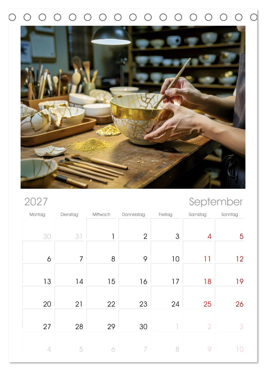 Japanisches Kintsugi - Kunst aus Gold
