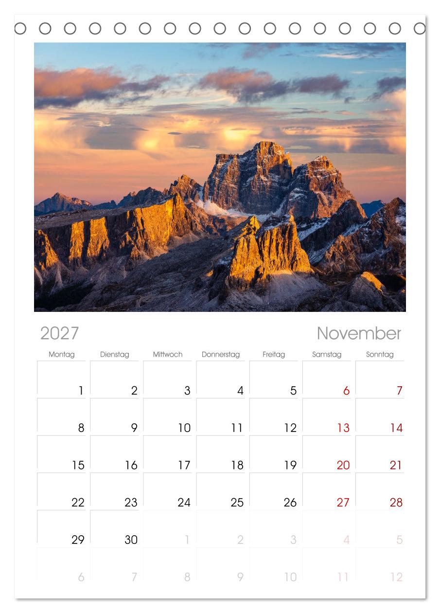 Leuchtende Dolomiten