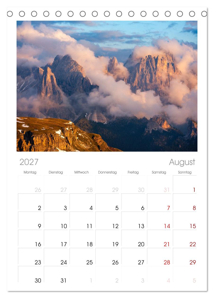 Leuchtende Dolomiten