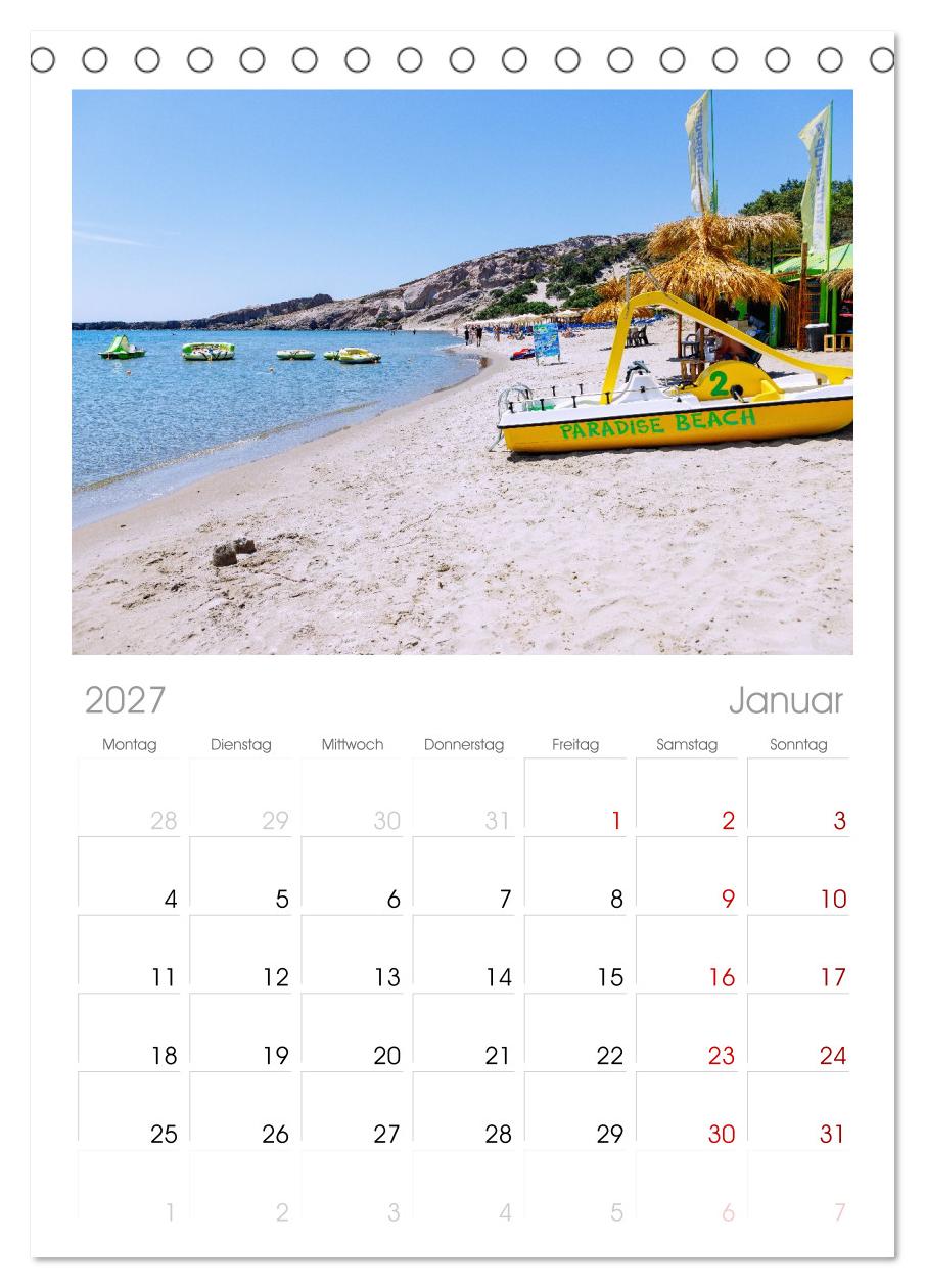 Griechische Insel Kos. Sommerstimmung in den Farben der Ägäis