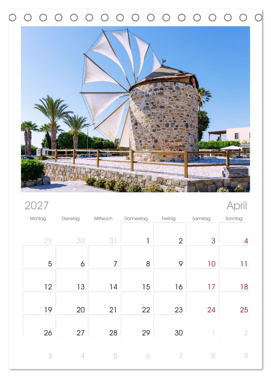 Griechische Insel Kos. Sommerstimmung in den Farben der Ägäis
