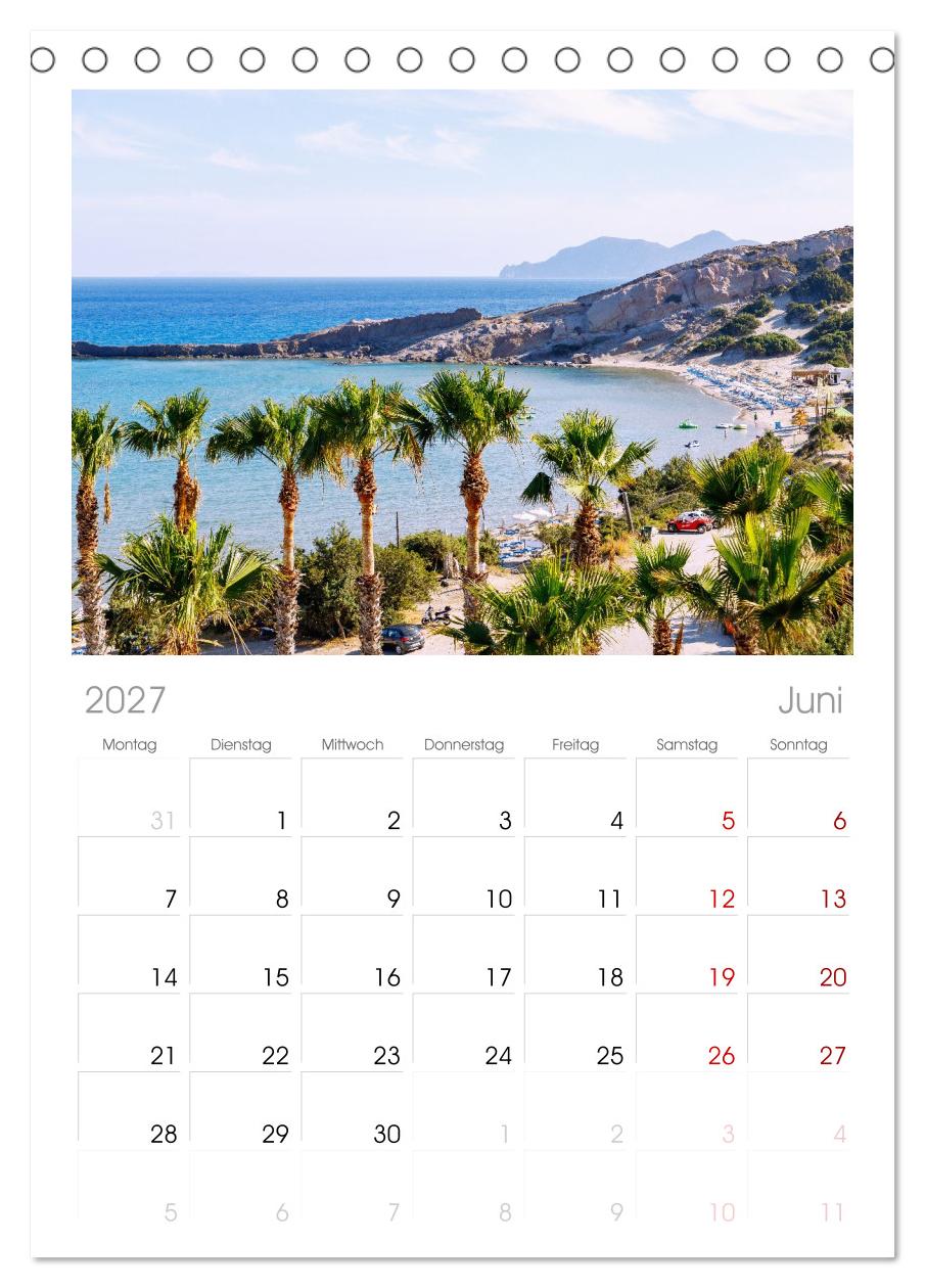 Griechische Insel Kos. Sommerstimmung in den Farben der Ägäis