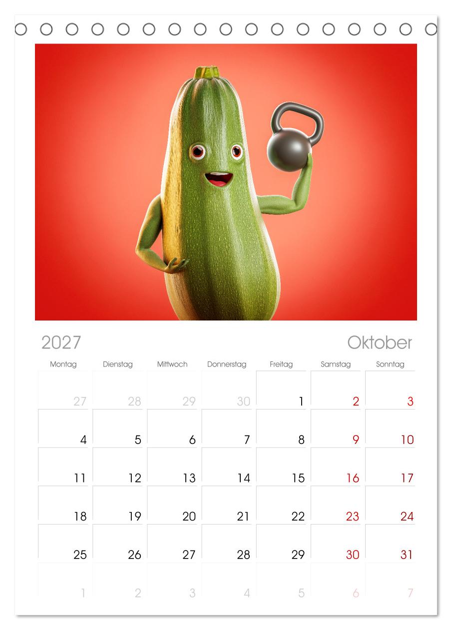 Vegane Power - Kalender für Veganer, Vegetarier und alle Pflanzenfans