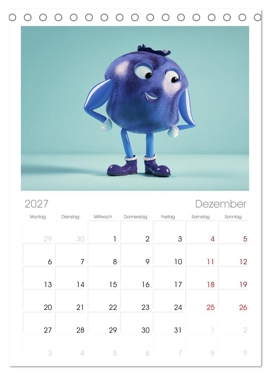 Vegane Power - Kalender für Veganer, Vegetarier und alle Pflanzenfans