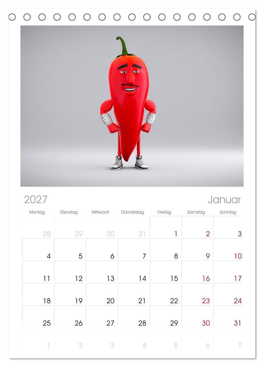 Vegane Power - Kalender für Veganer, Vegetarier und alle Pflanzenfans